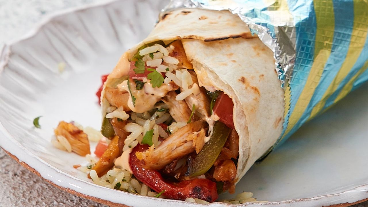 Chicken Fajita Mini Burrito