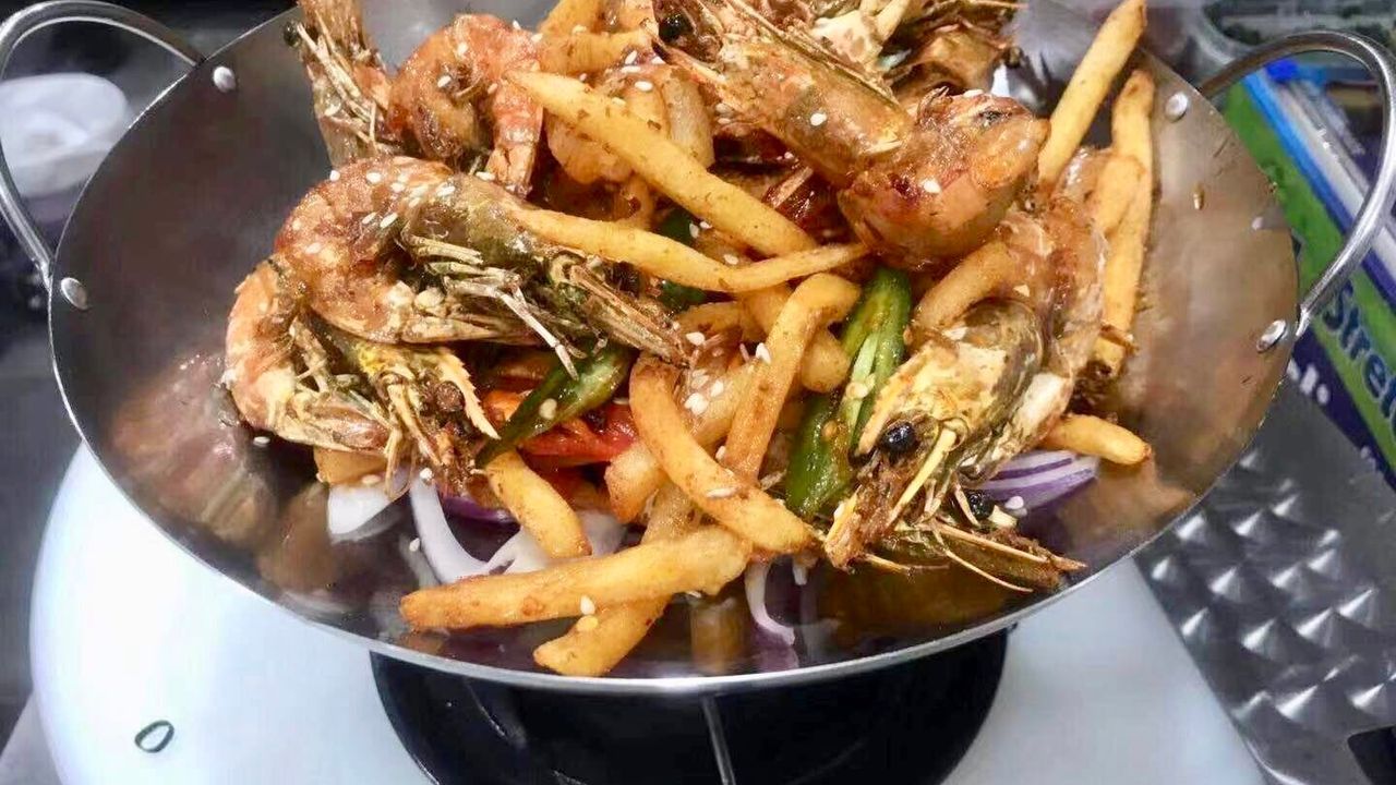 Dry Pot Spicy Shrimp