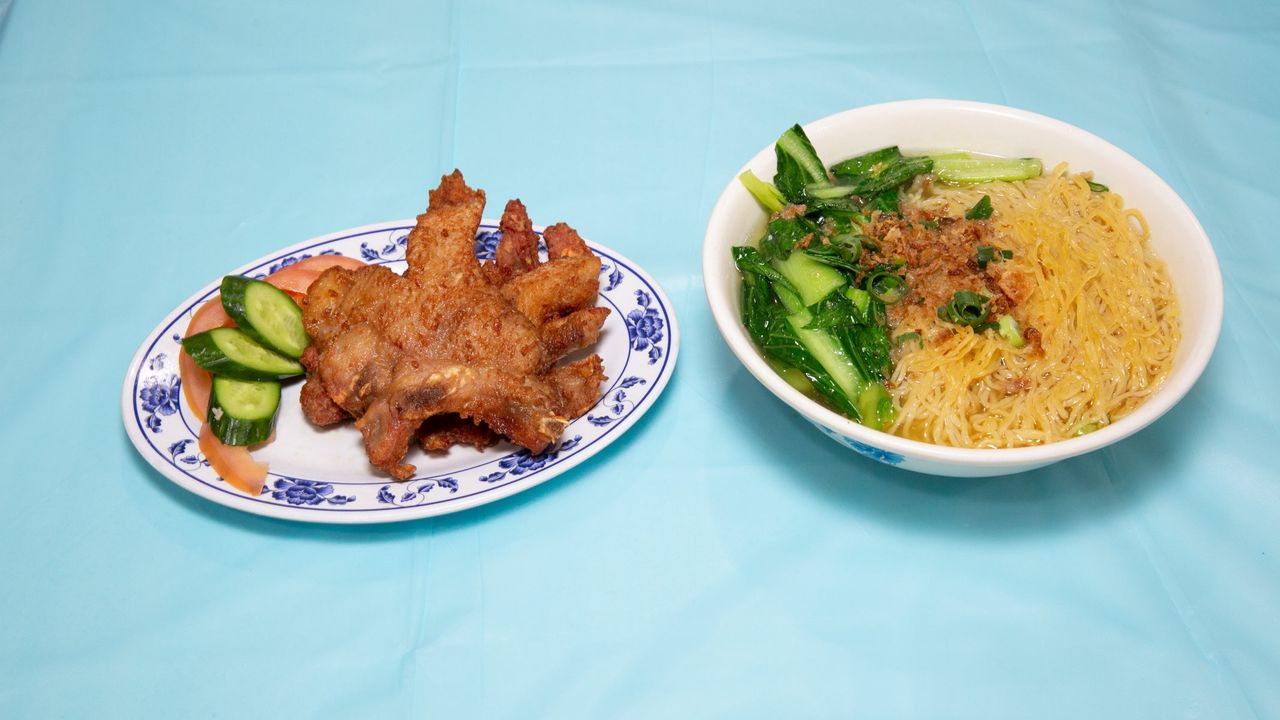 Pork Chop Noodle Soup