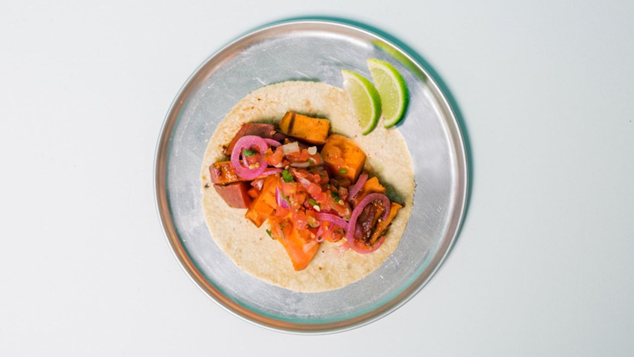 Grilled Sweet Potato Taco (VG)