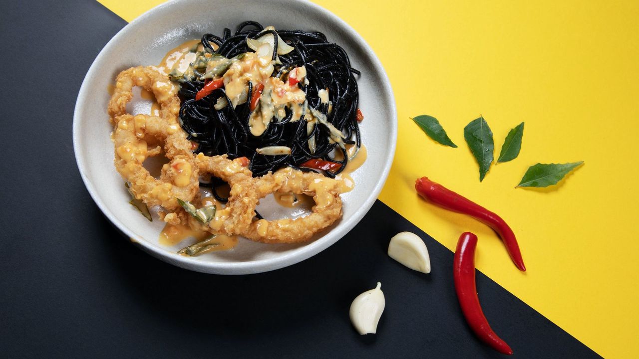 SquidInk Salted Egg Noodle