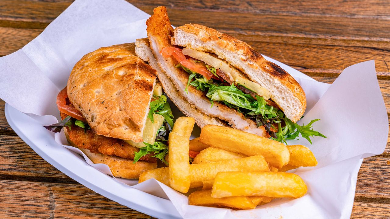 Chicken Schnitzel Burger