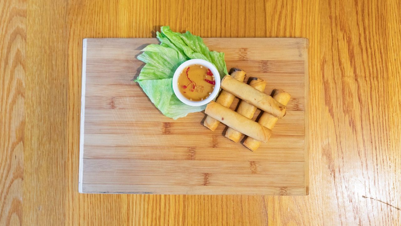 Pork and Taro Spring Rolls