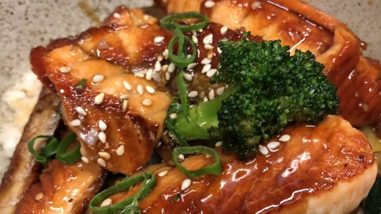 Teriyaki Salmon Don