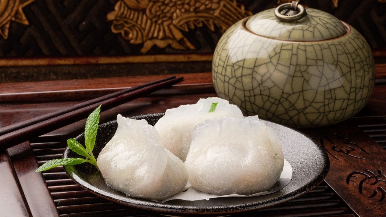 Steamed Prawn and Chives Dumplings (4 Pieces)