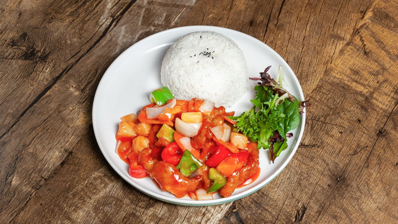 Sweet and Sour Chicken 咕噜鸡饭