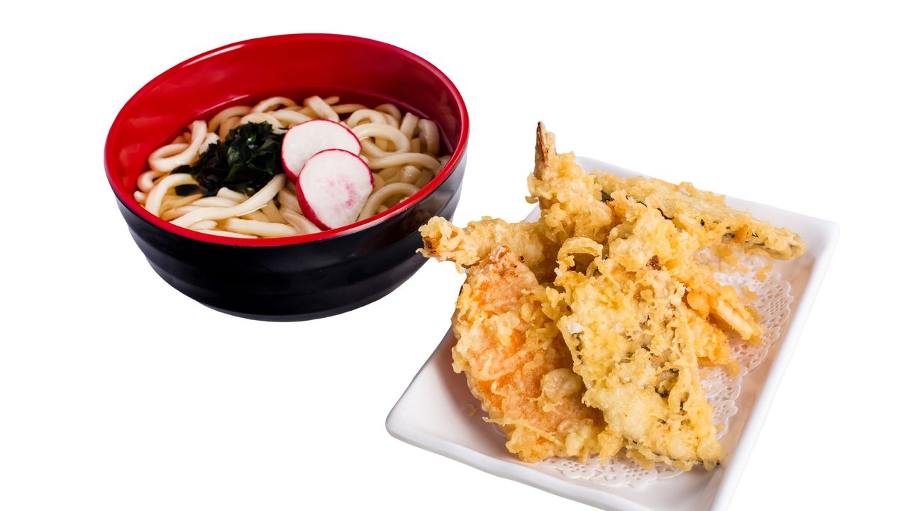 Tempura Prawn and Veges with Udon Noodle