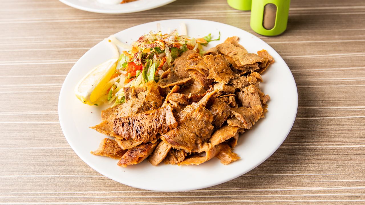 Doner Kebab on Plate