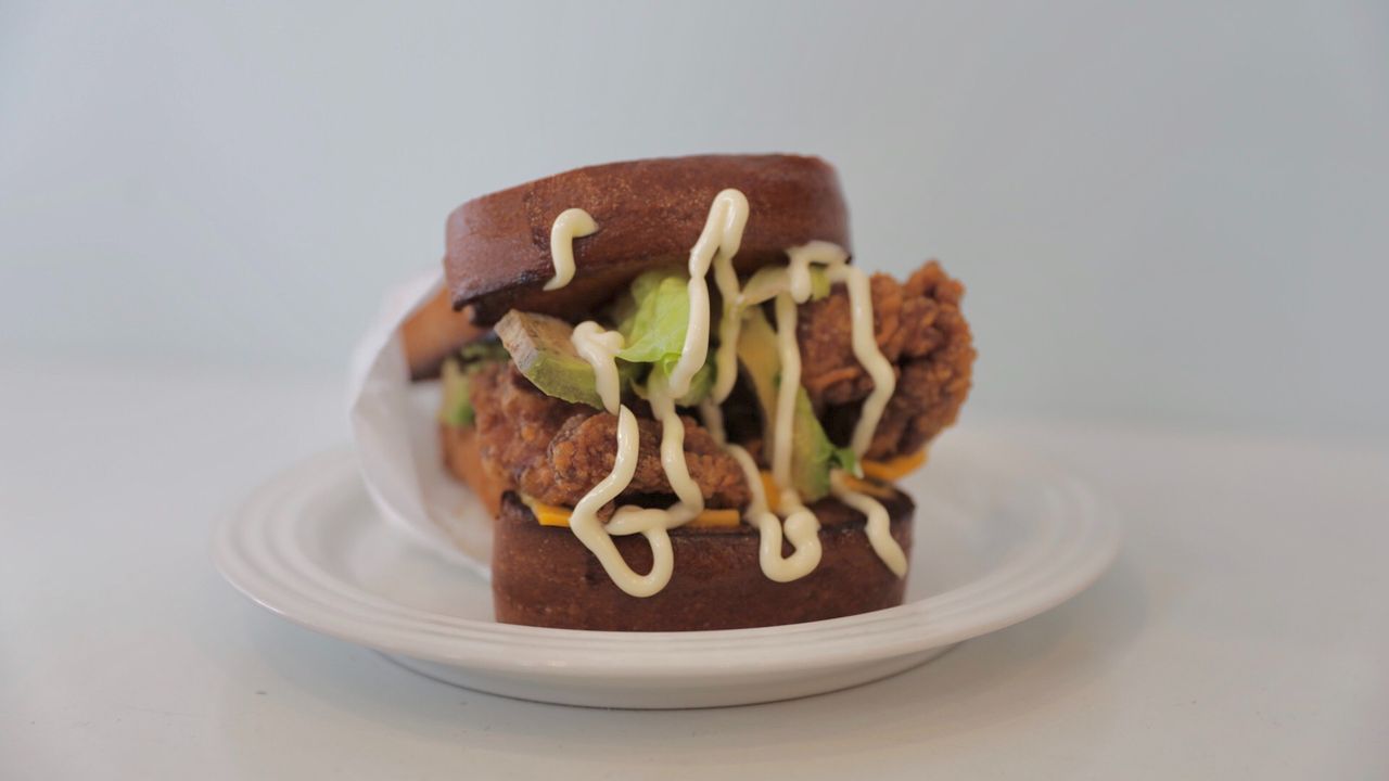 Fried Chicken Brioche Sandwich