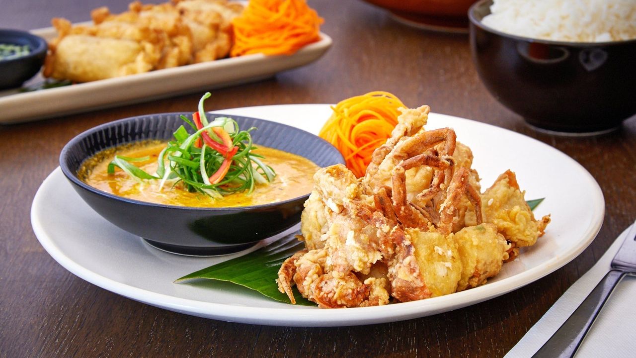 Soft Shell Crab with Curry Sauce