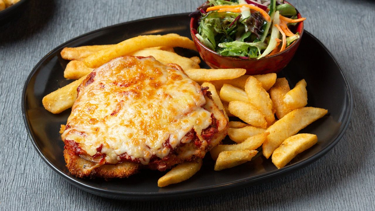 Classic MVP Parma with Fries and Salad