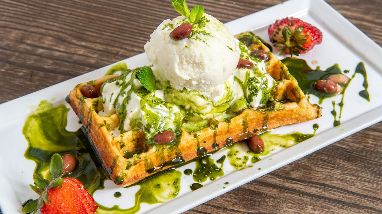 Matcha Waffles