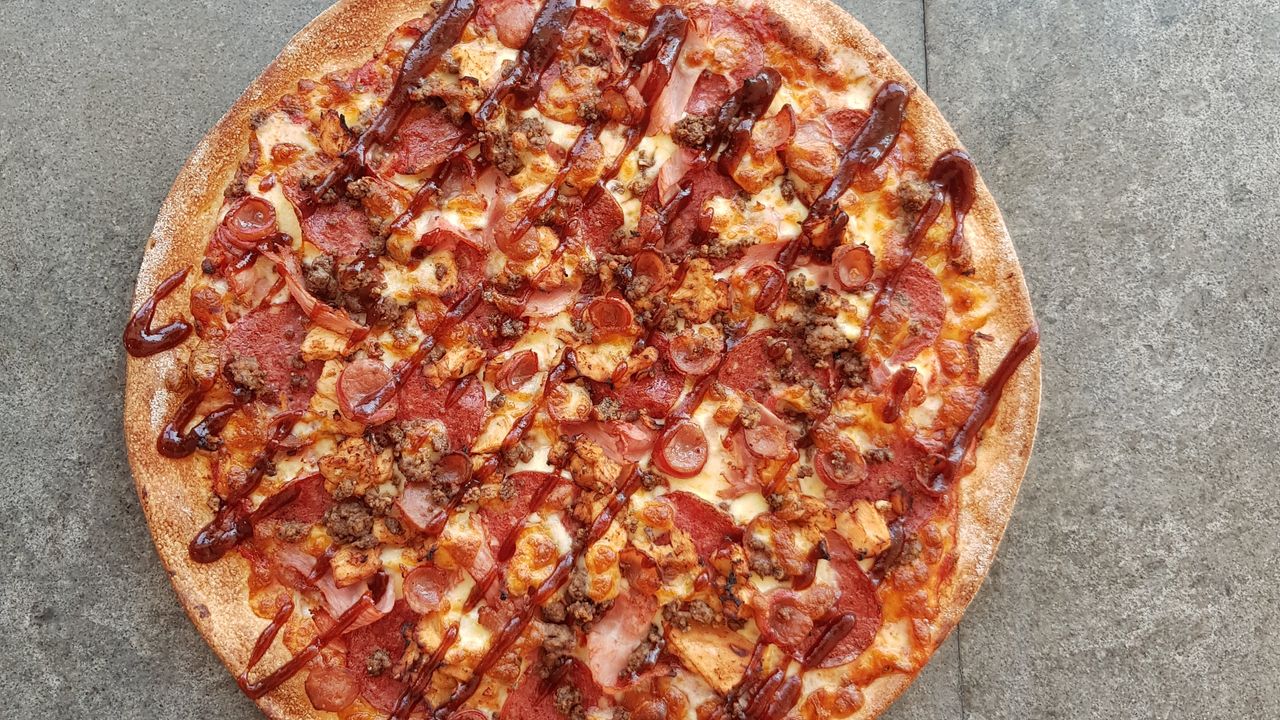Loaded Churrasco Pizza