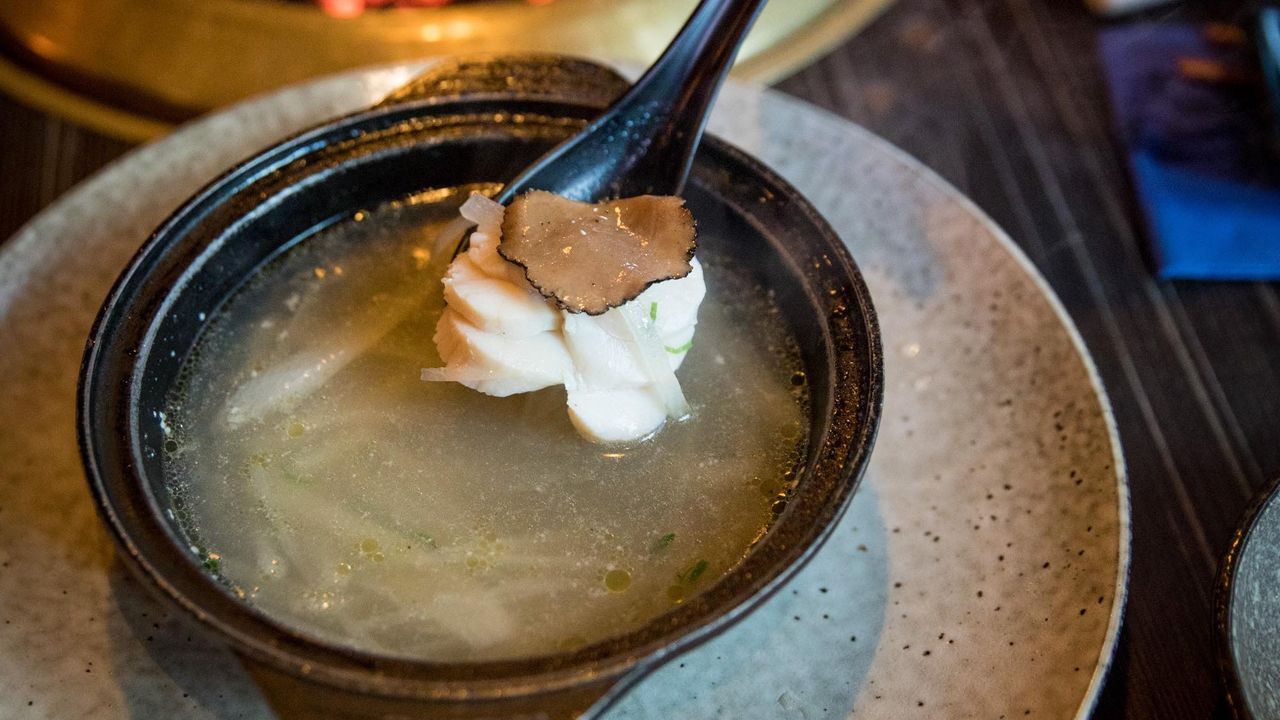 Black Truffle Scallop Soup Bento Set