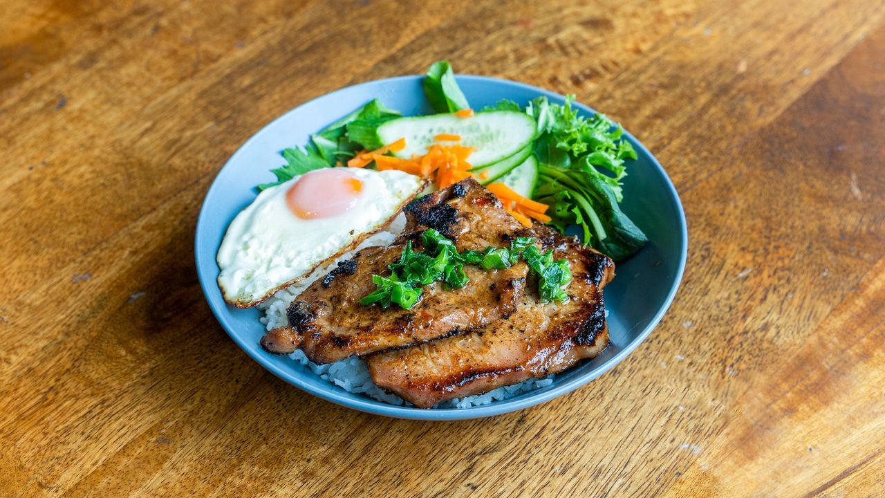 Roasted Chicken on Rice