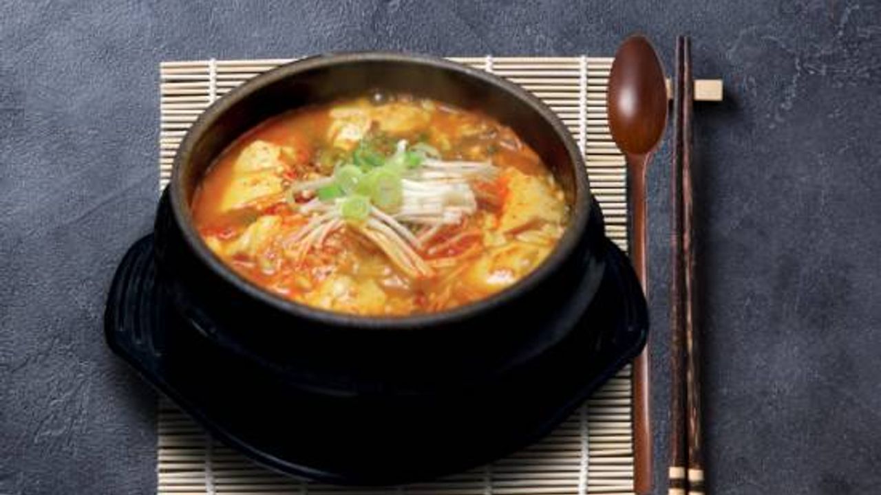 Spicy Soft Tofu Stew with Kimchi