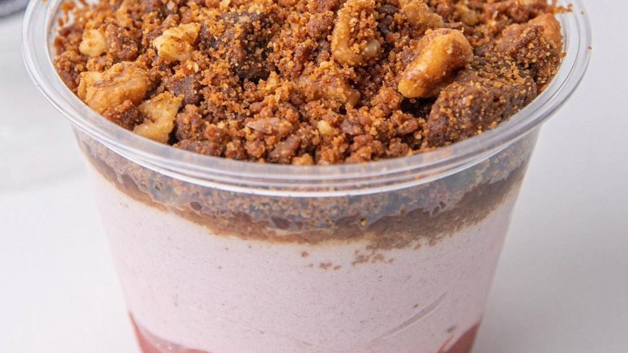 Strawberry Rhubarb Crumble Pot (GF) (DF) (VG)