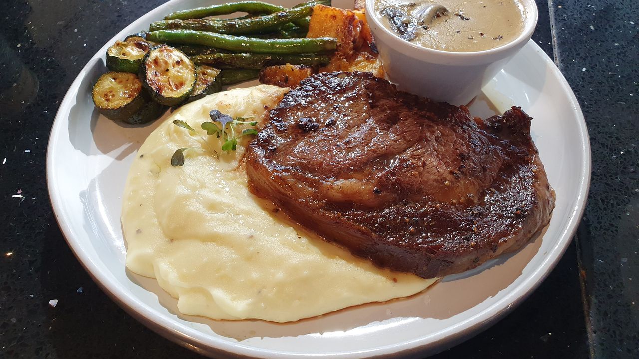 Fillet Steak and Mushroom Sauce