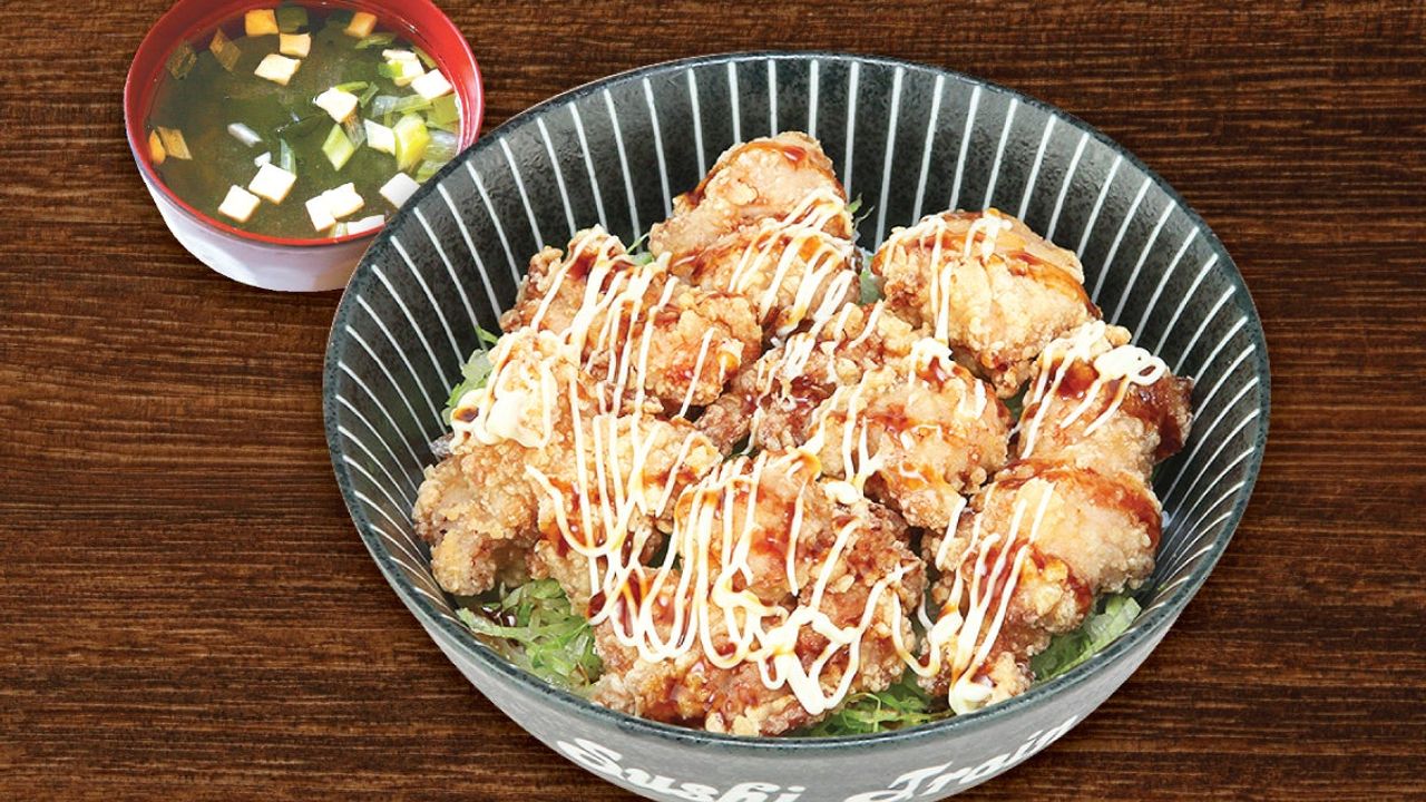 Chicken Karaage Rice Bowl Set (3797 kJ)