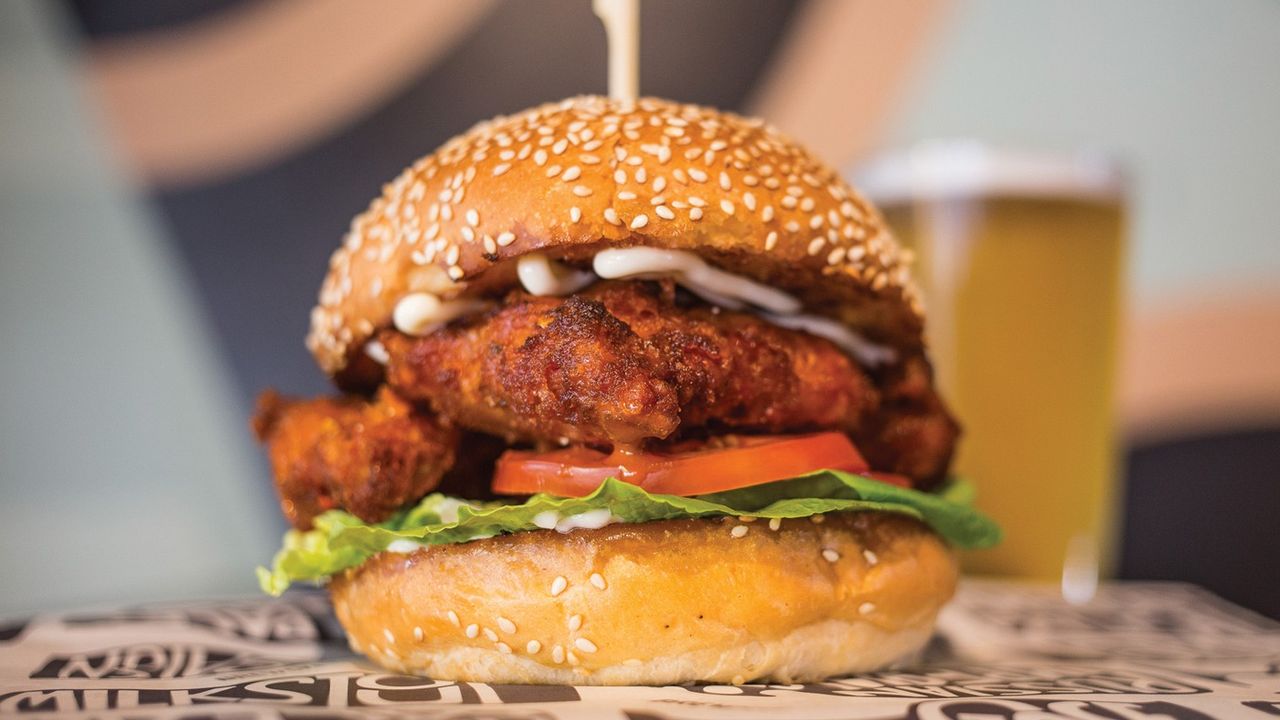 Buffalo Chicken Burger