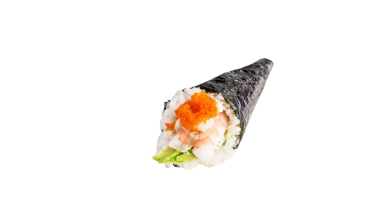 Fresh Prawn Hand Roll