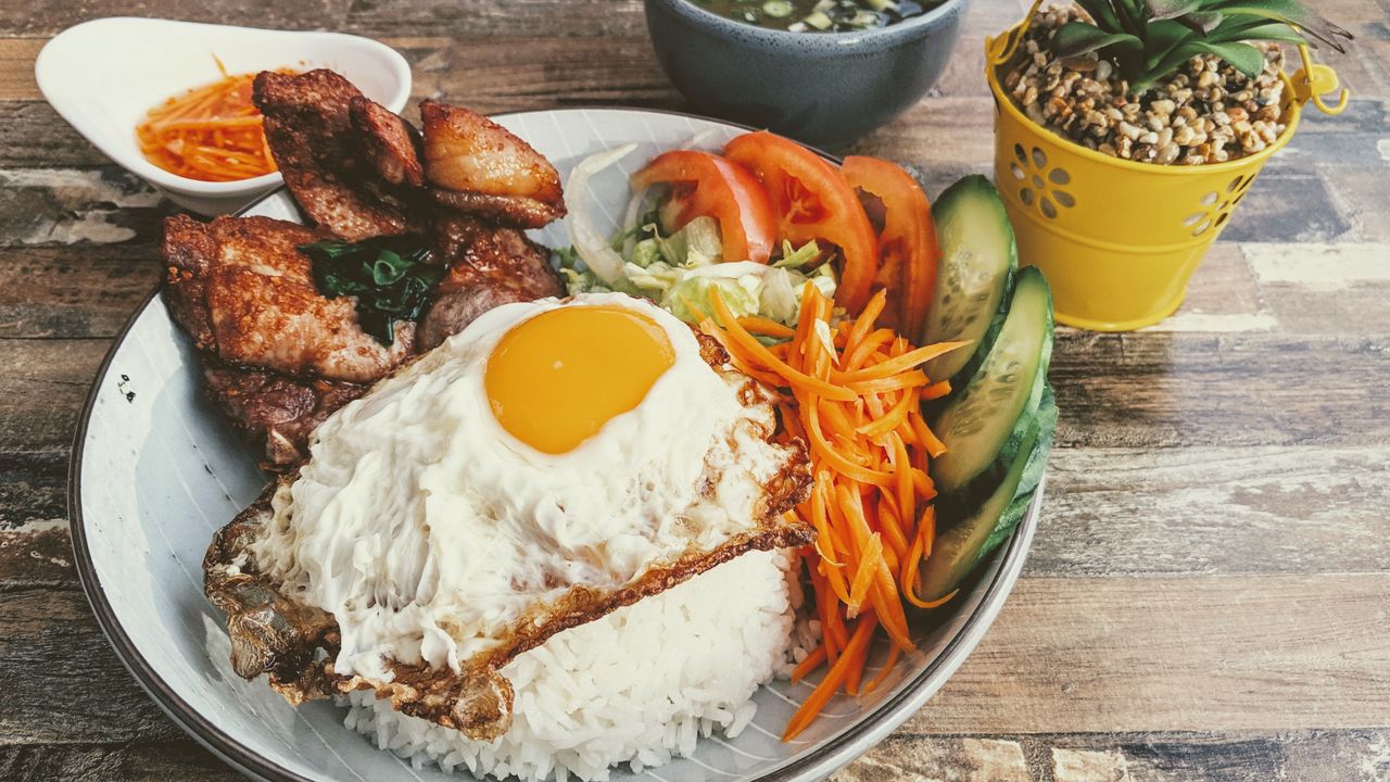 Pork Chop & Fried Egg Rice Box