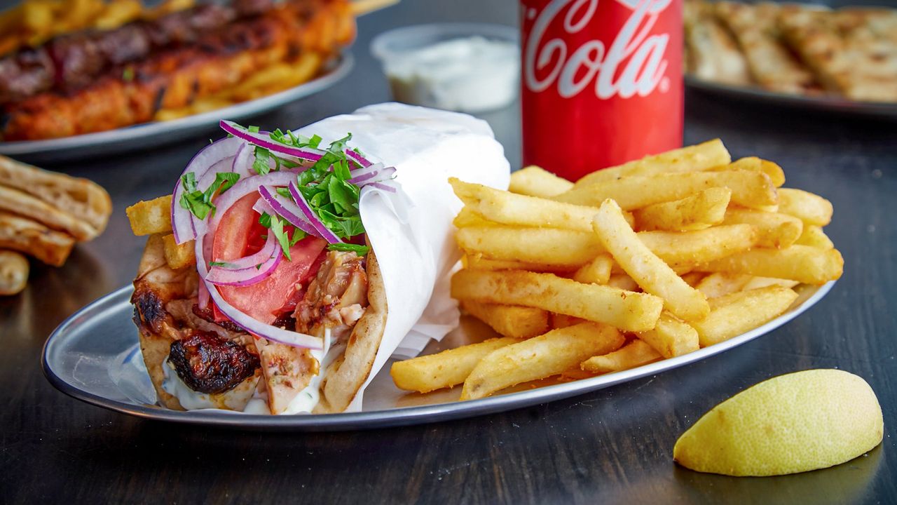 Chicken Souvla Pita Meal