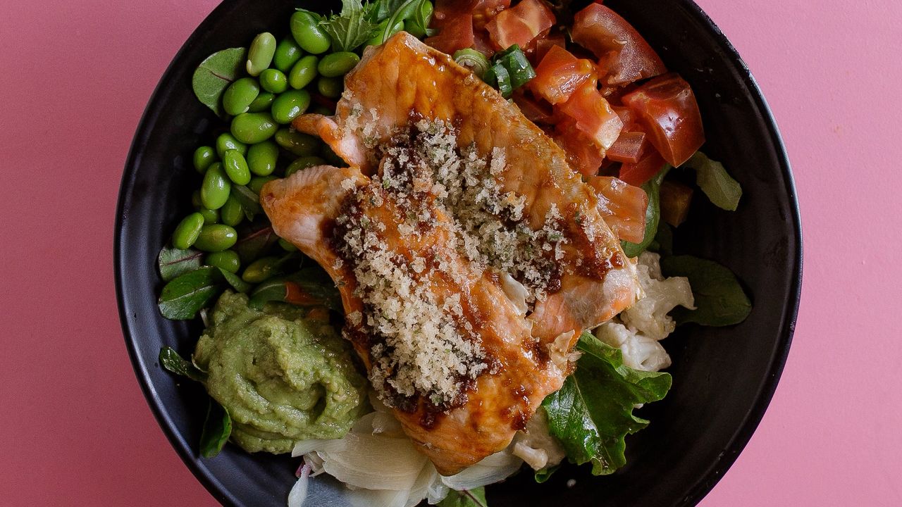 Teriyaki Salmon Salad