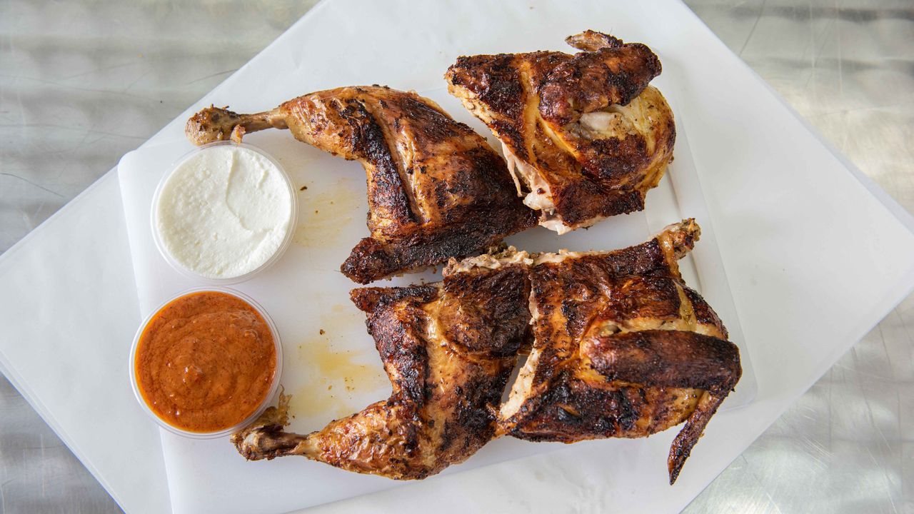 Whole Chicken on Charcoal