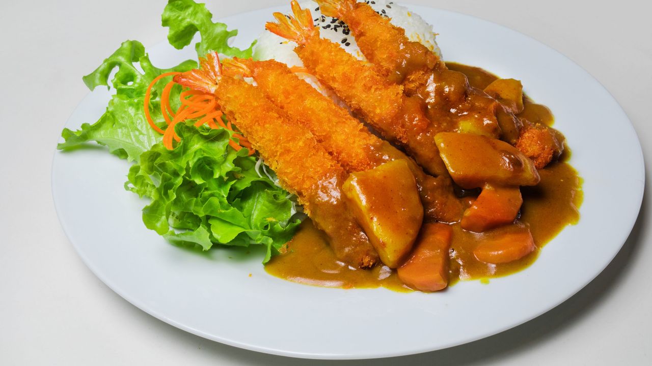 Crunchy Prawn Curry