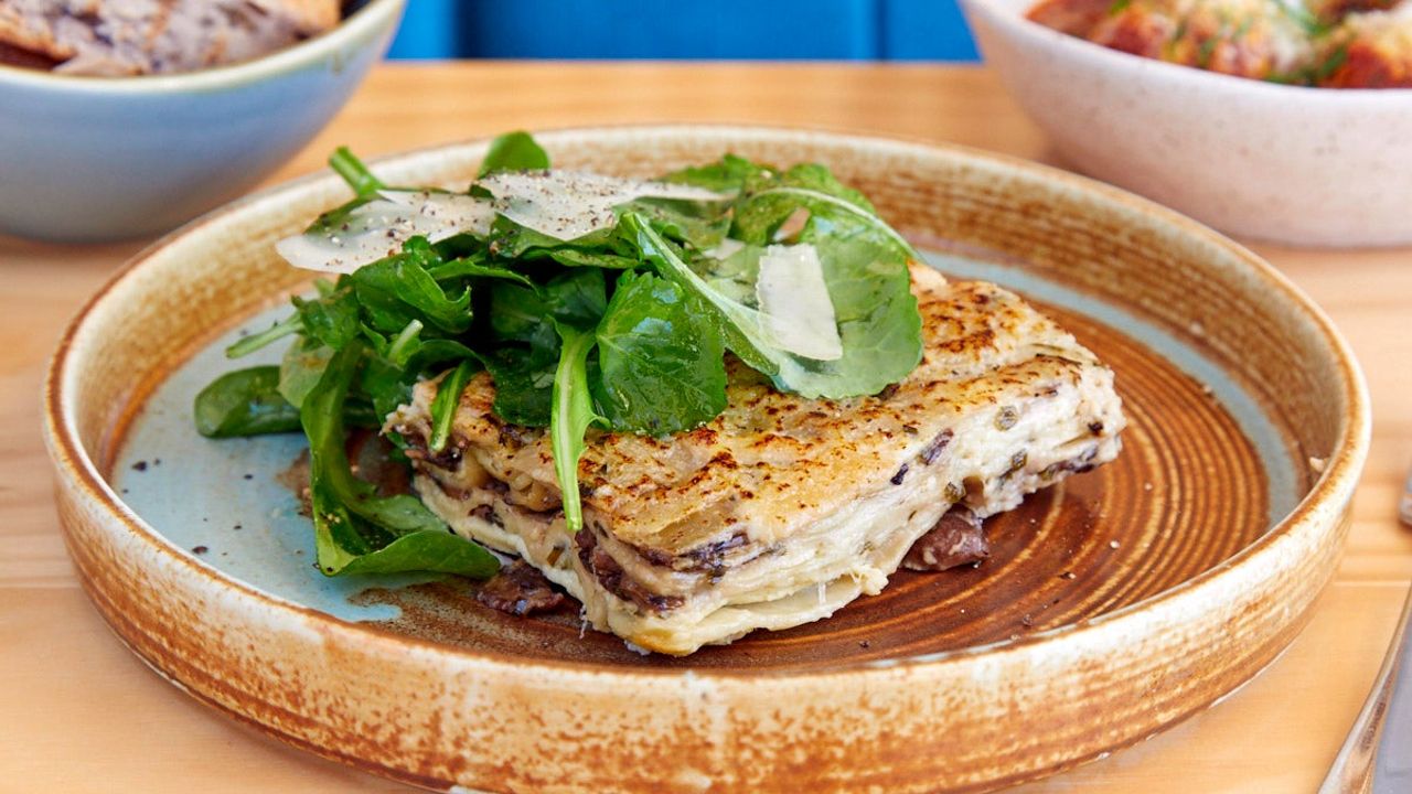 Mushroom And Ricotta Lasagna