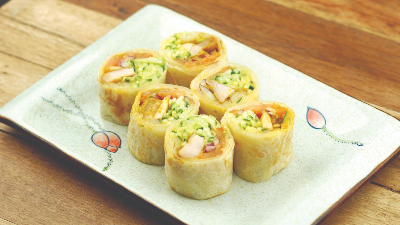 Roti Chicken Roll (6pcs)