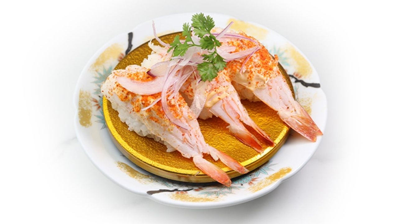 Grilled Spicy Prawn Nigiri