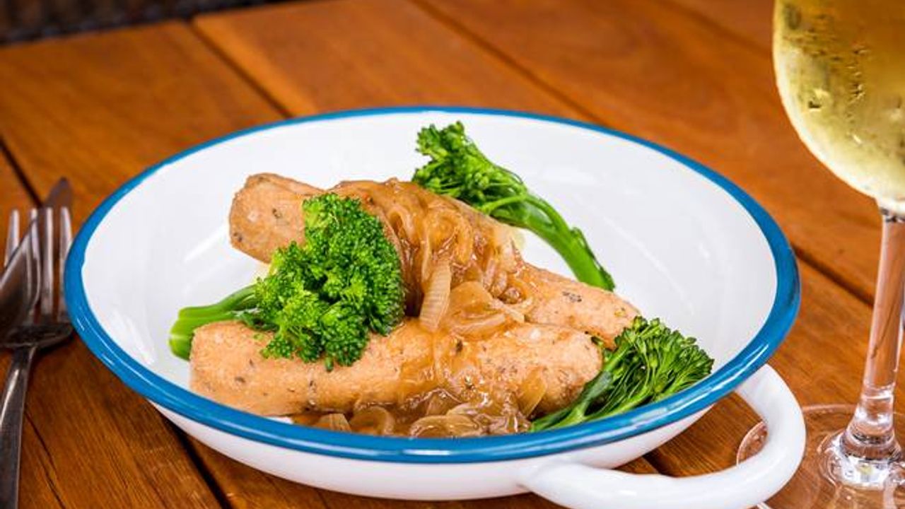 Plant Based Bangers & Mash