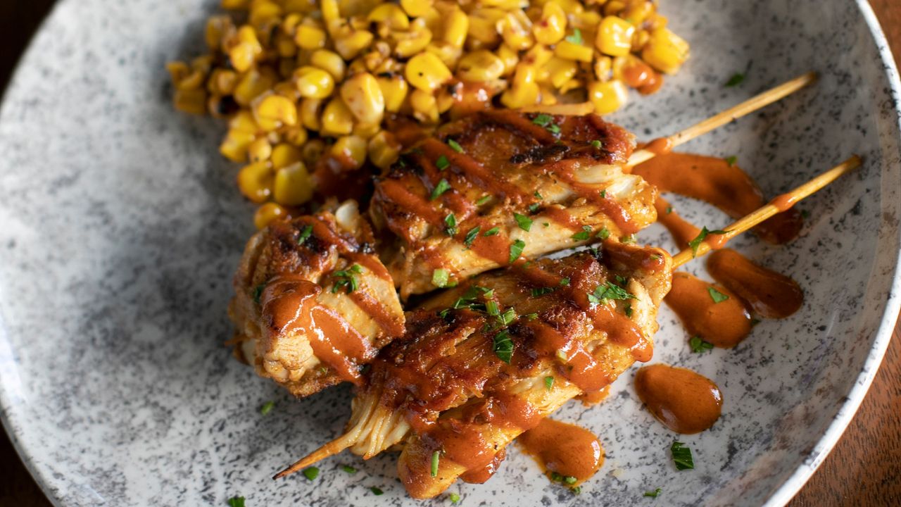 Chicken skewers
