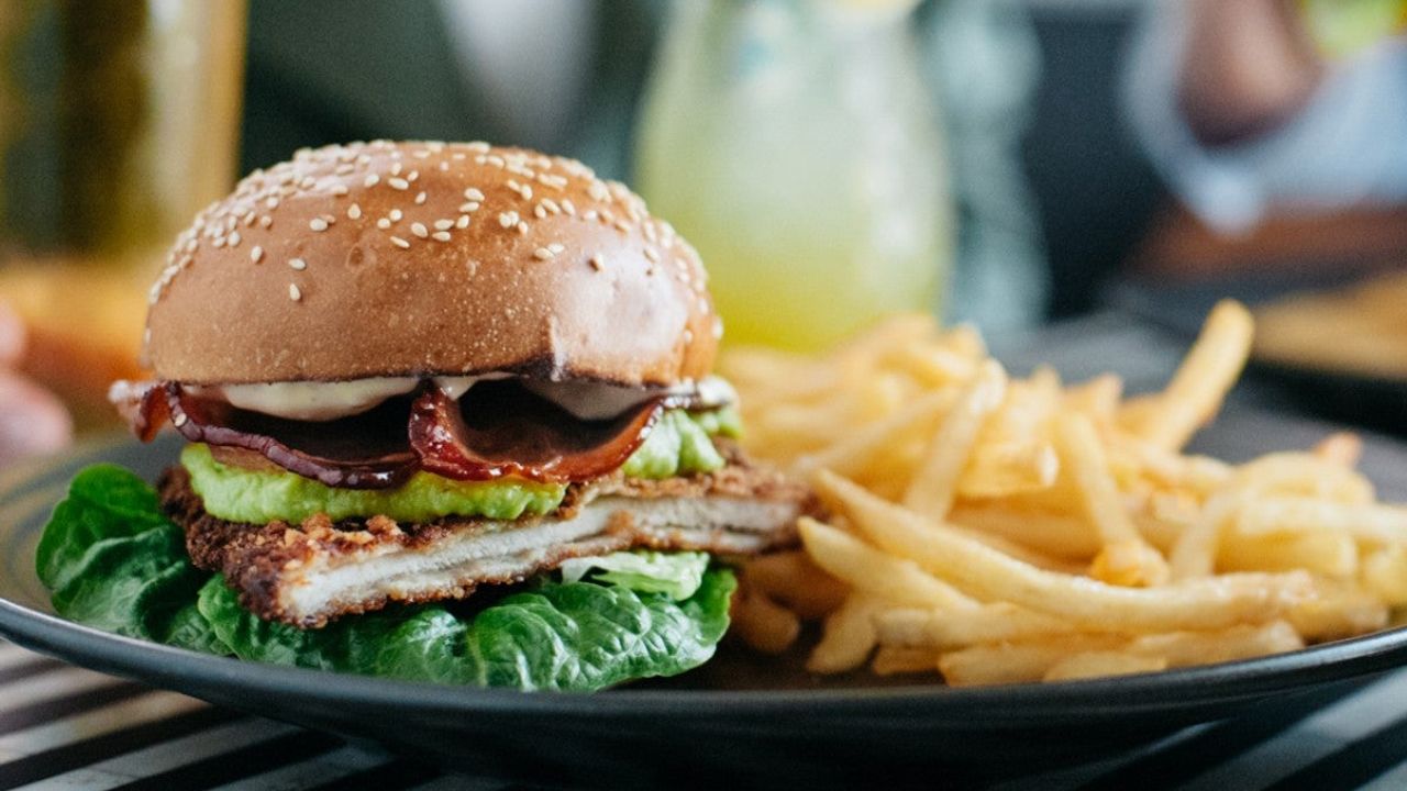 Crumbed Chicken Burger