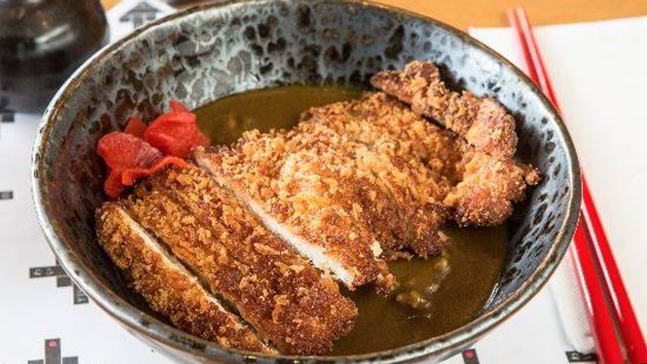 Panko-Crumbed Chicken Curry Donburi