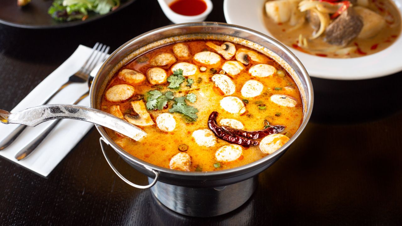 Tom Yum Prawns Soup (Spicy)