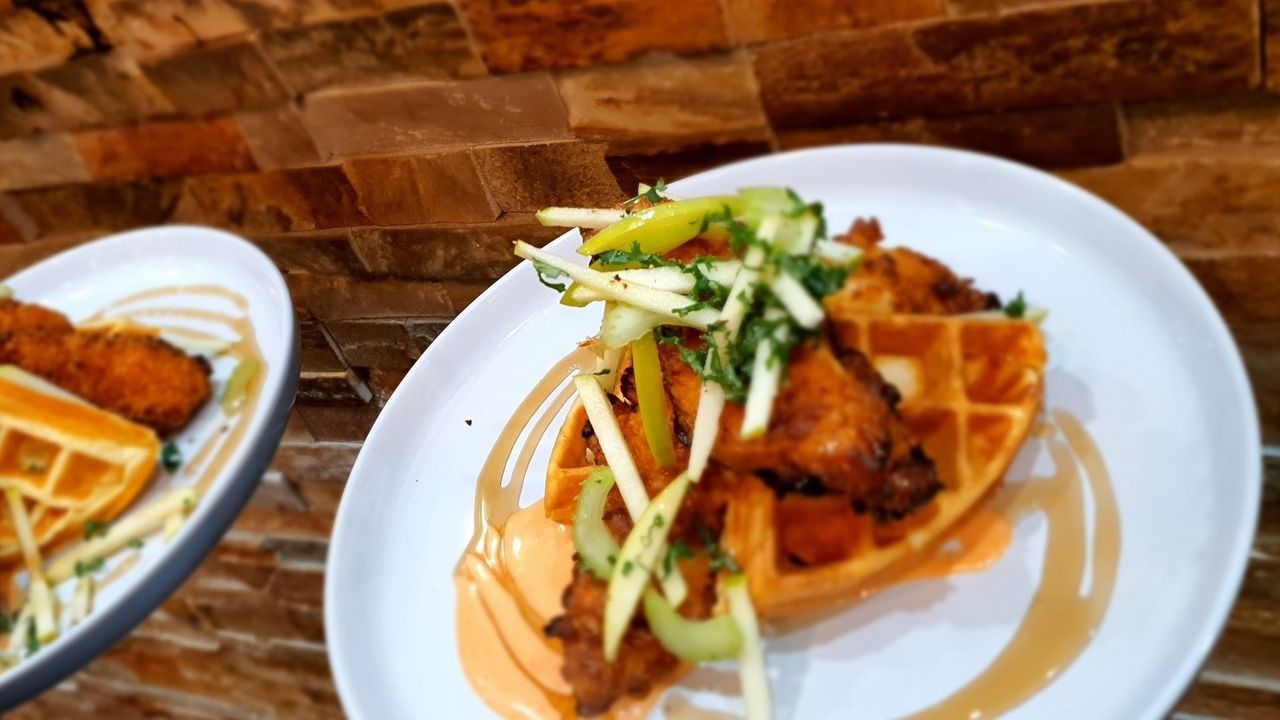 Crispy Chicken Waffles