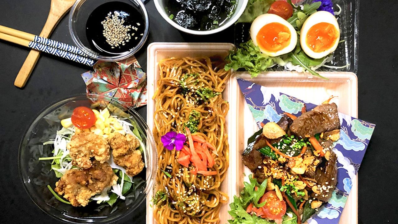 Wagyu Yakiniku Yakisoba Set