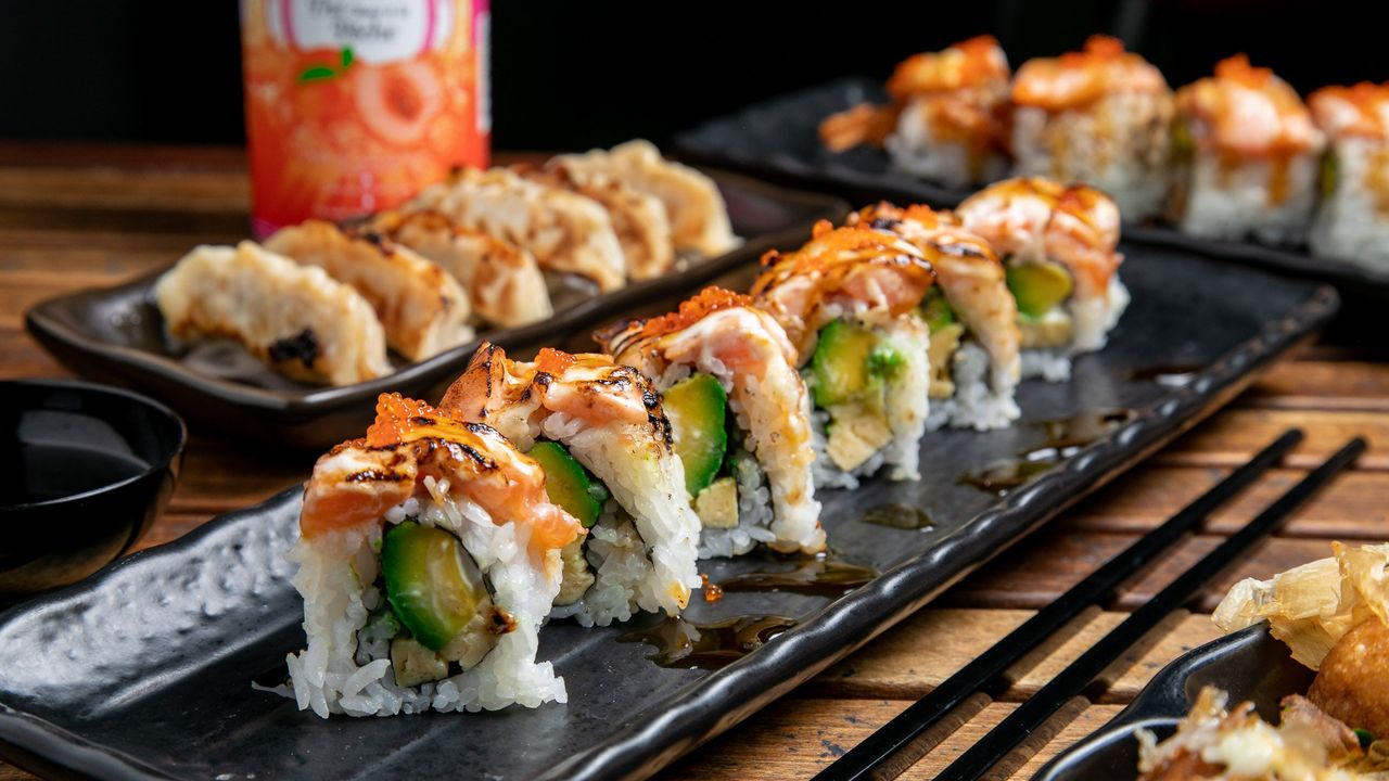 Salmon Dragon Roll