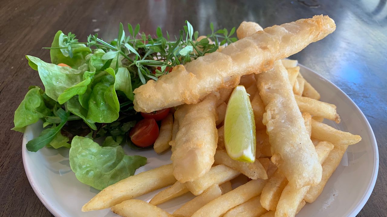 FISH AND CHIPS SALAD