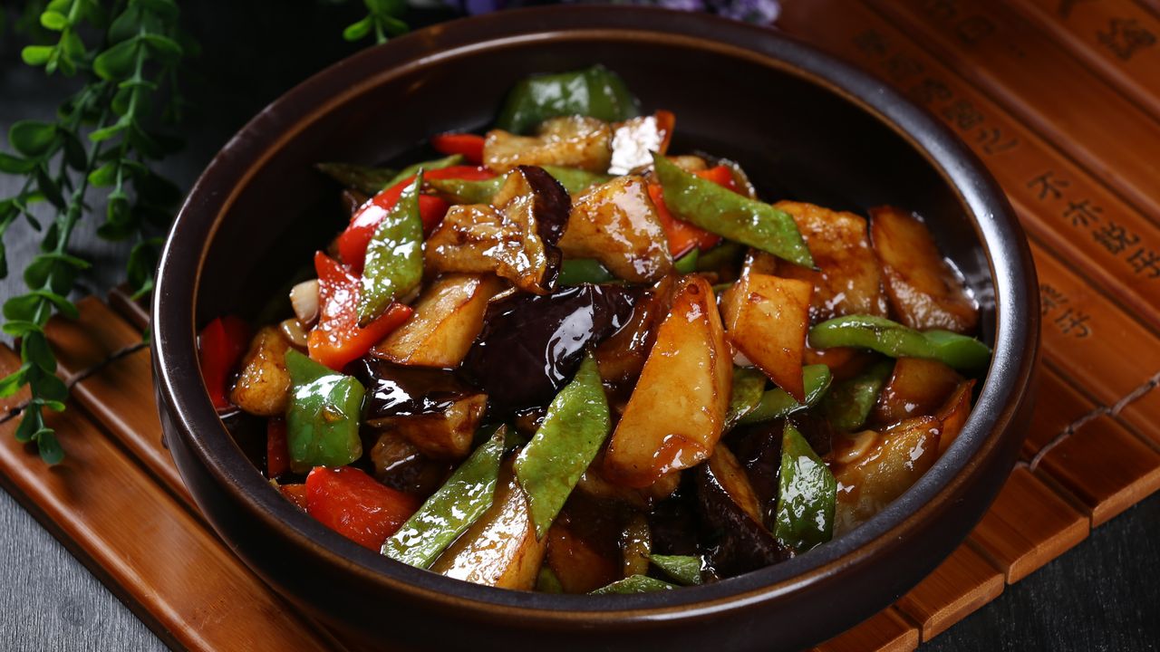 Stir Fried Three Vegetables