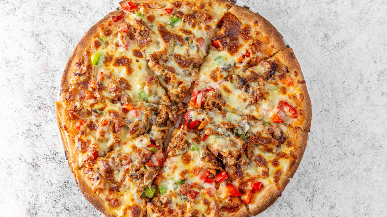 Turkish and Vegetables Pizza