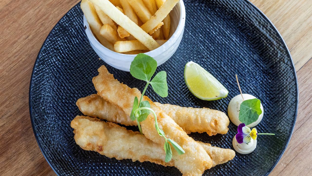Beer Battered Flat Head and Chips