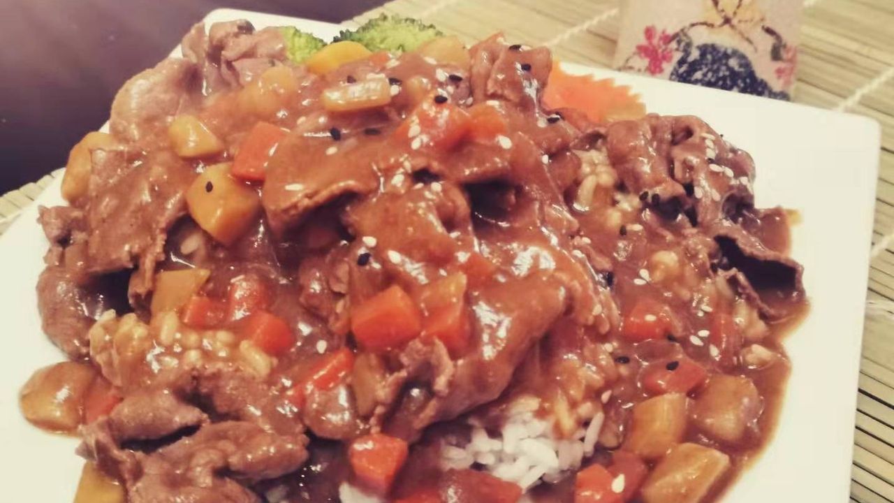 57. Beef Curry Don / 日式牛肉咖喱饭