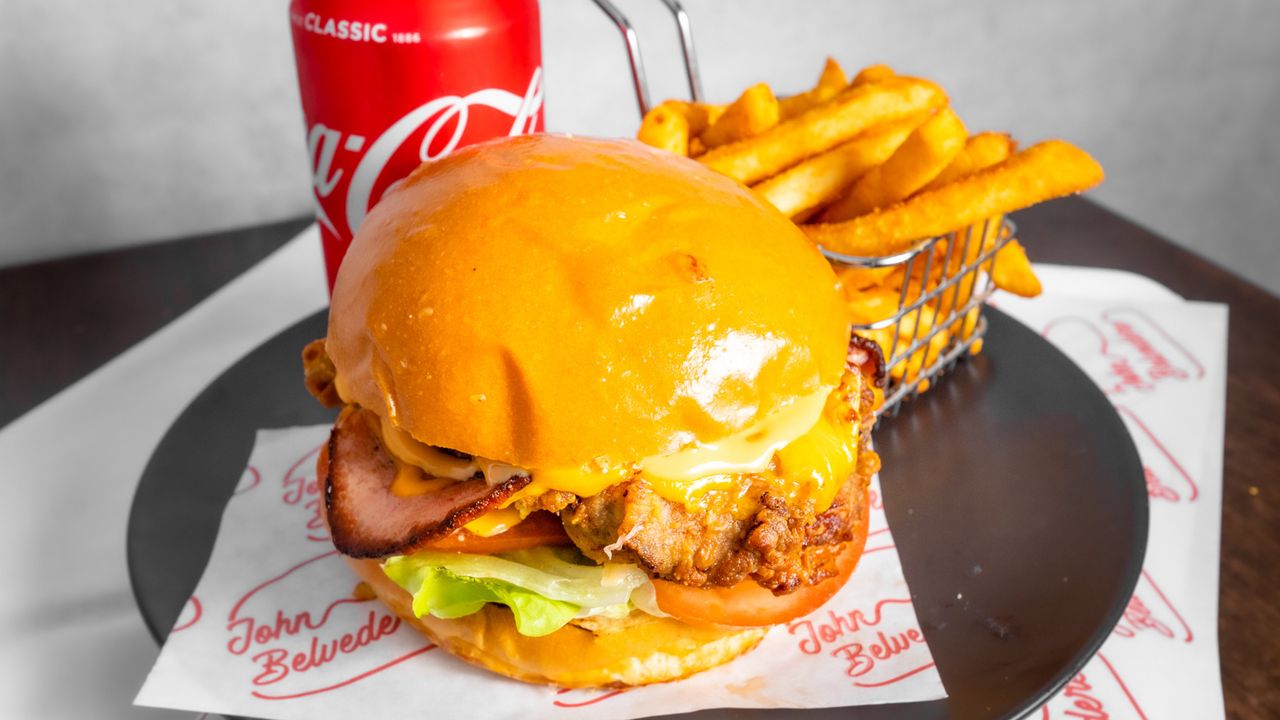 Truffle Chicken Burger Combo