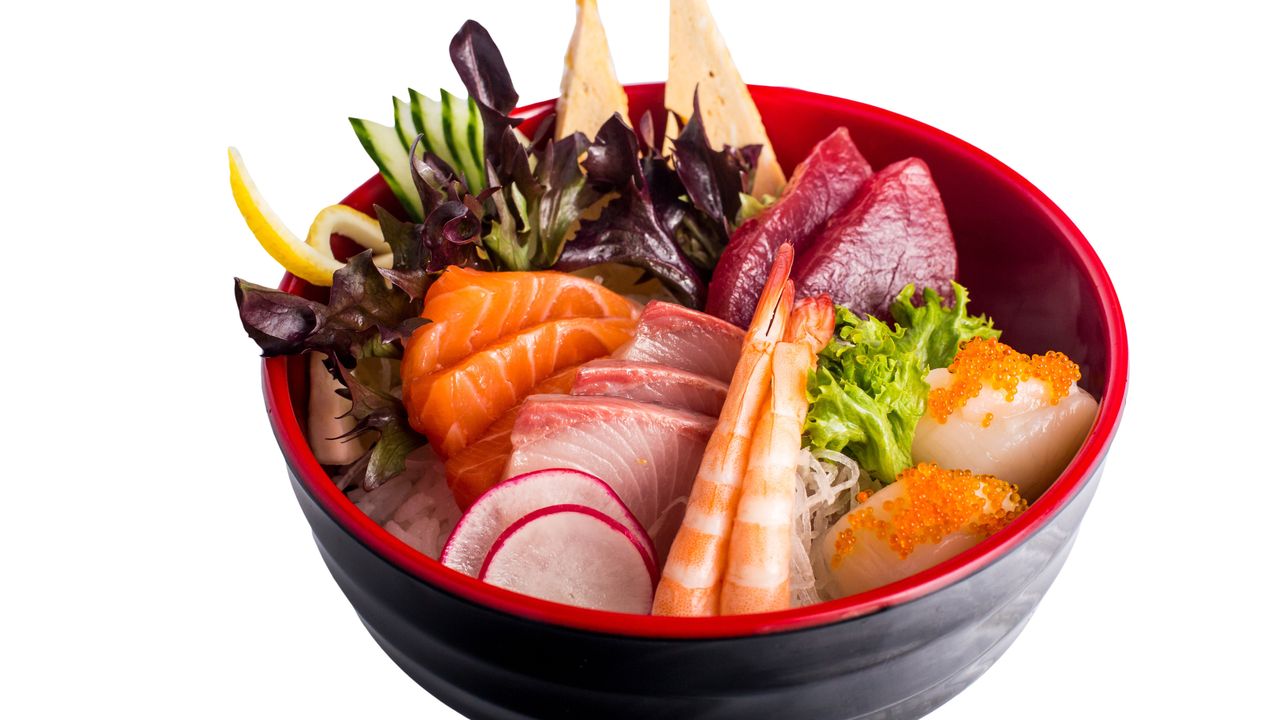 Mixed Sashimi on Rice