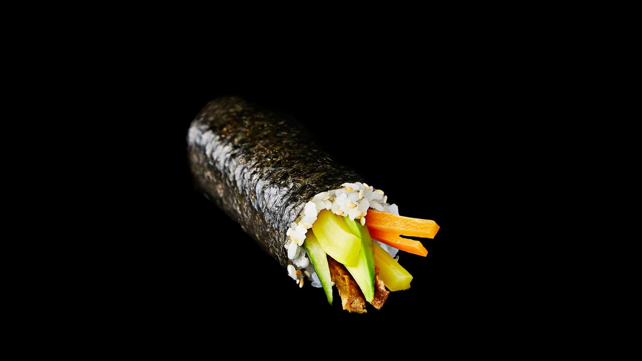 Vegetarian White Rice Handroll