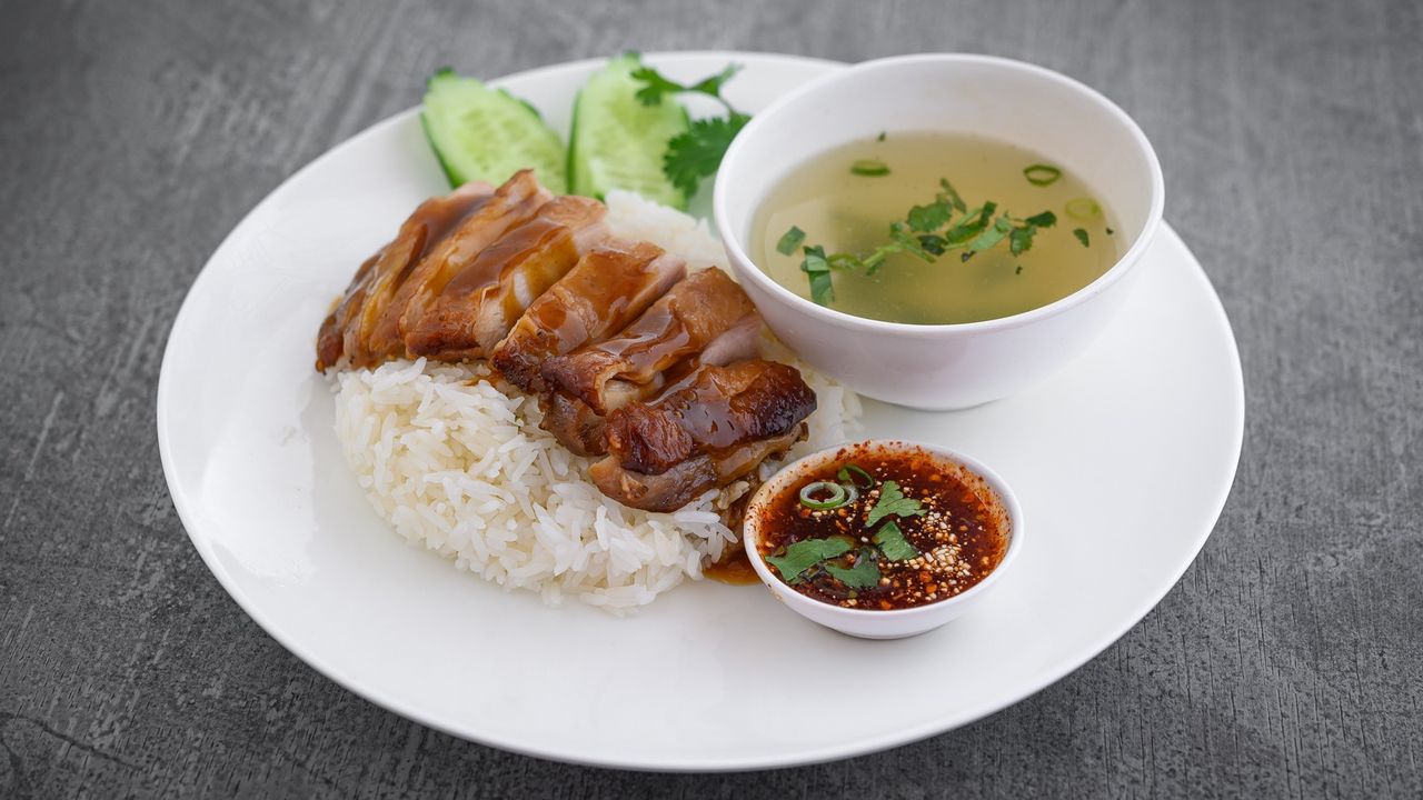 Grilled Chicken with Rice